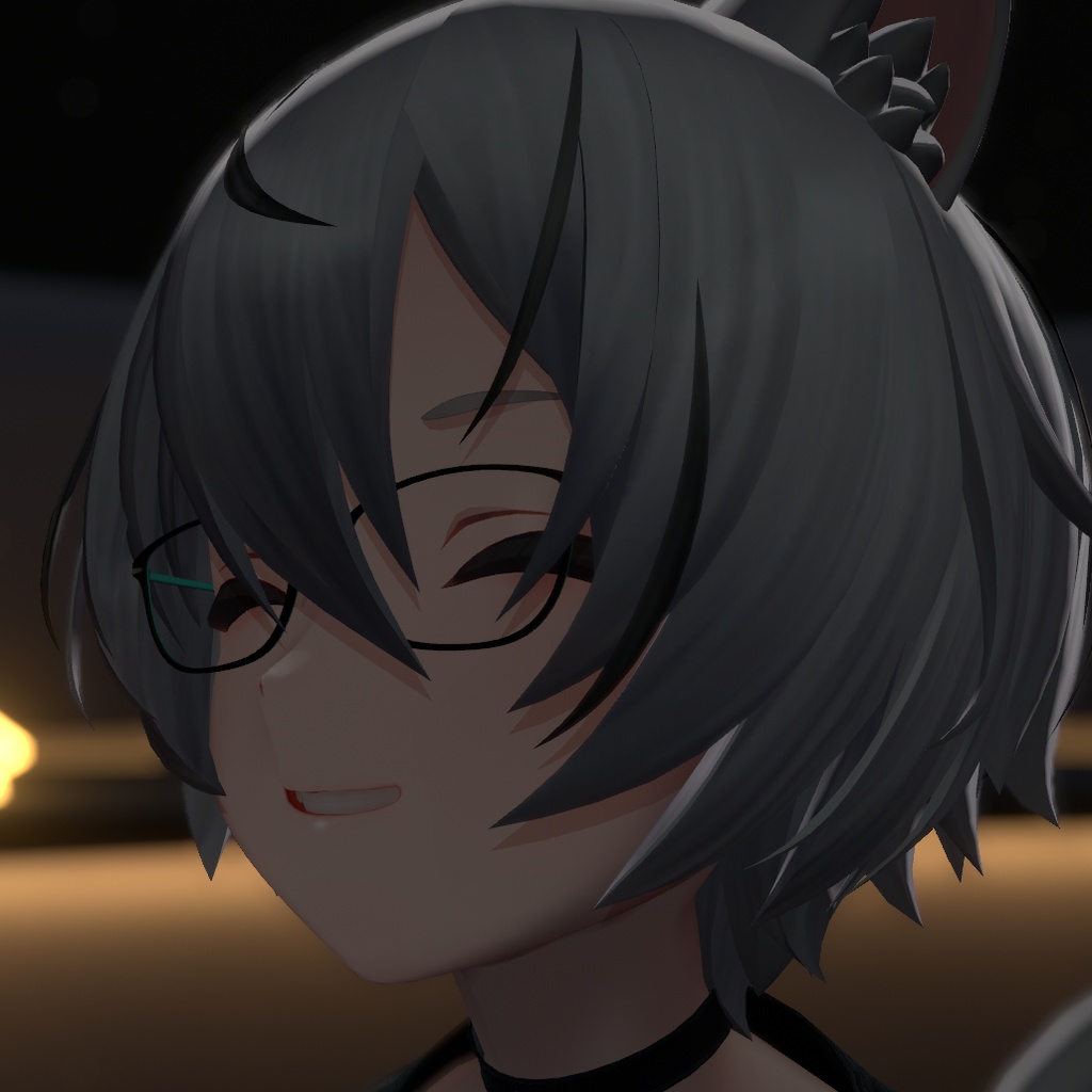 ツートン眼鏡【VRChat】