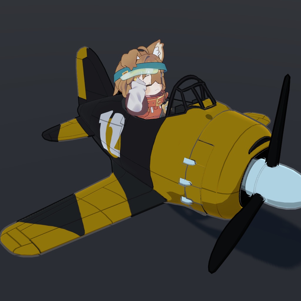 【まめふれんず対応】ミニ飛行機(乗り物/MA対応)