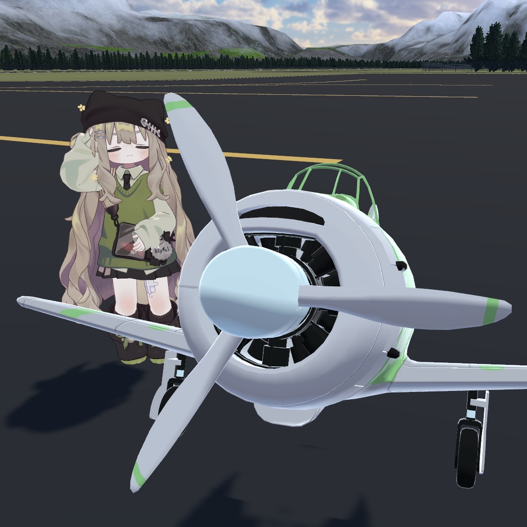 【まめふれんず対応】ミニ飛行機(乗り物/MA対応)