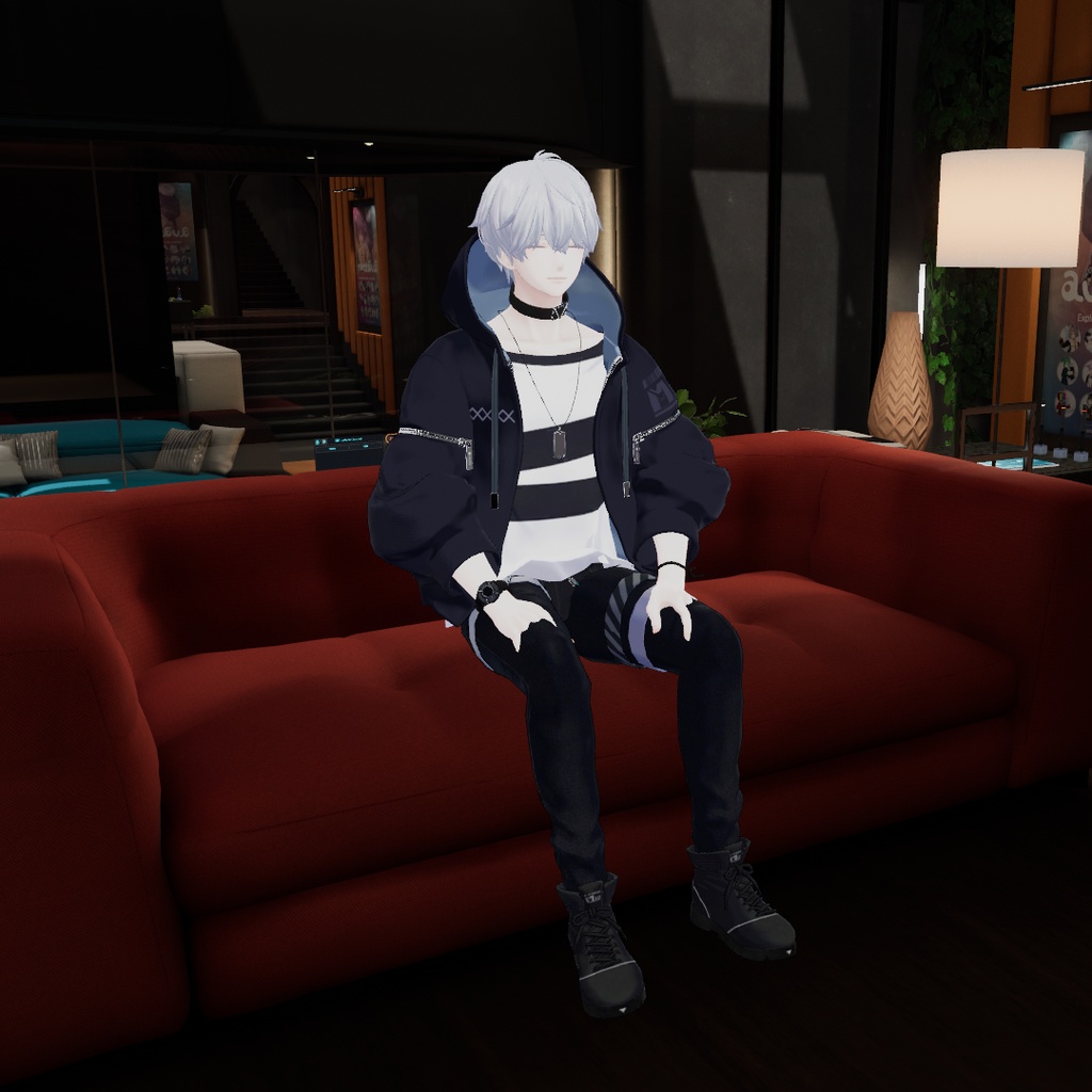 【無料】疑似椅子座りギミック