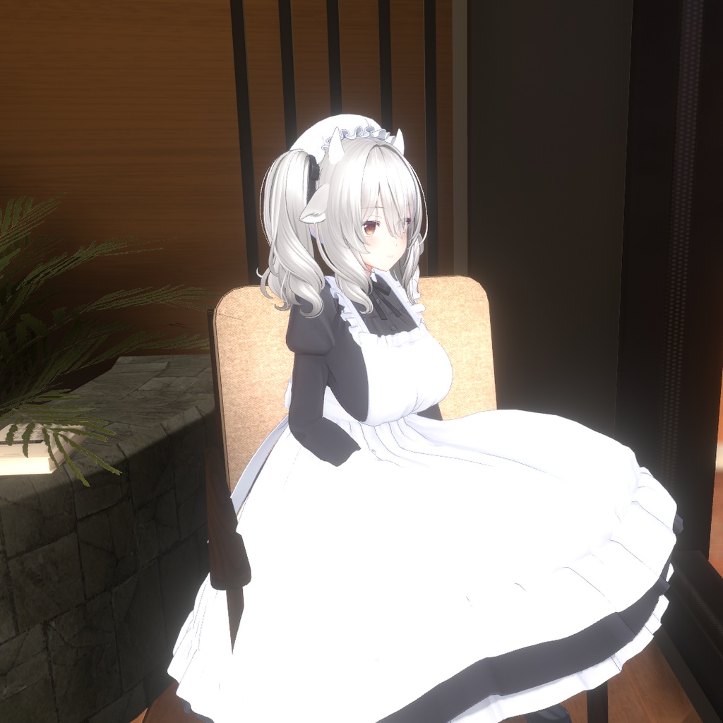 【無料】疑似椅子座りギミック