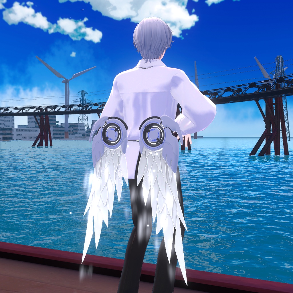 【VRChat】メカウィング (MA対応)