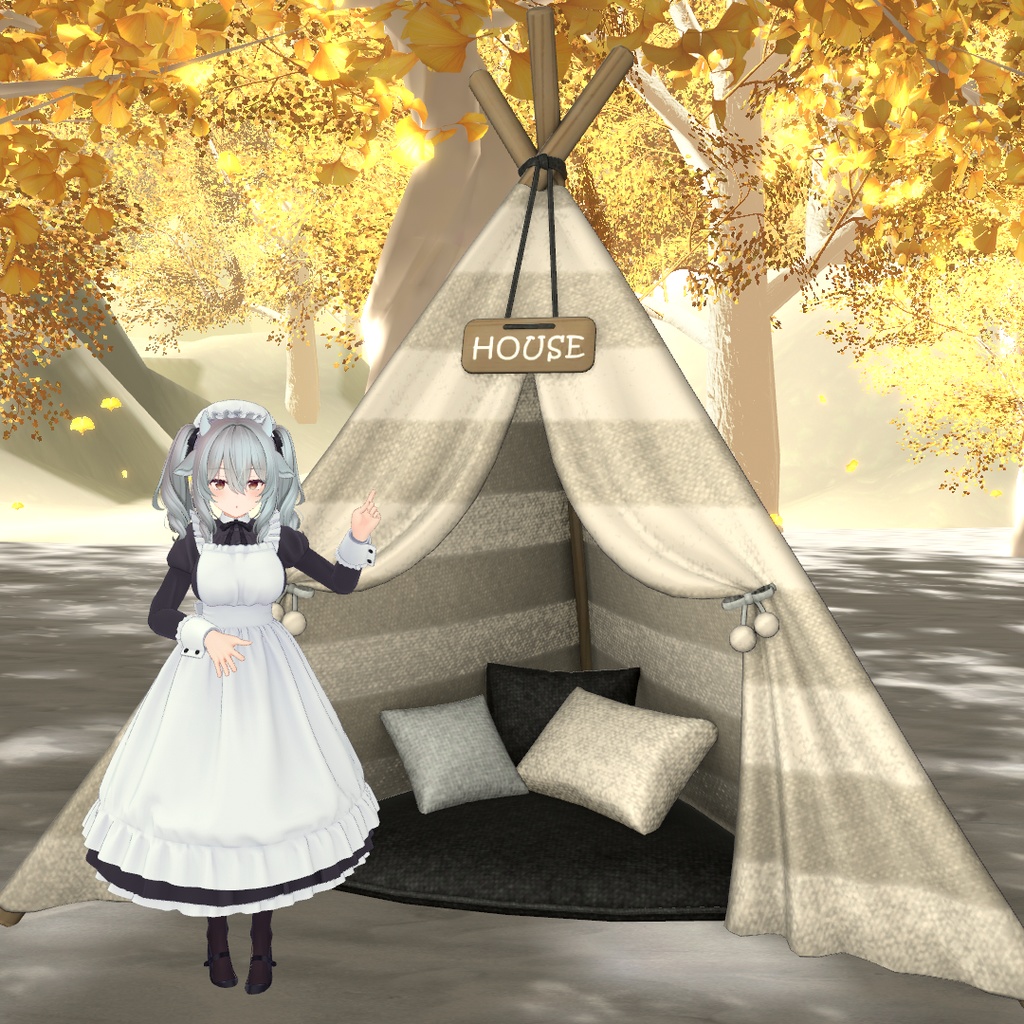 【VRChat】ミニテント (MA対応)