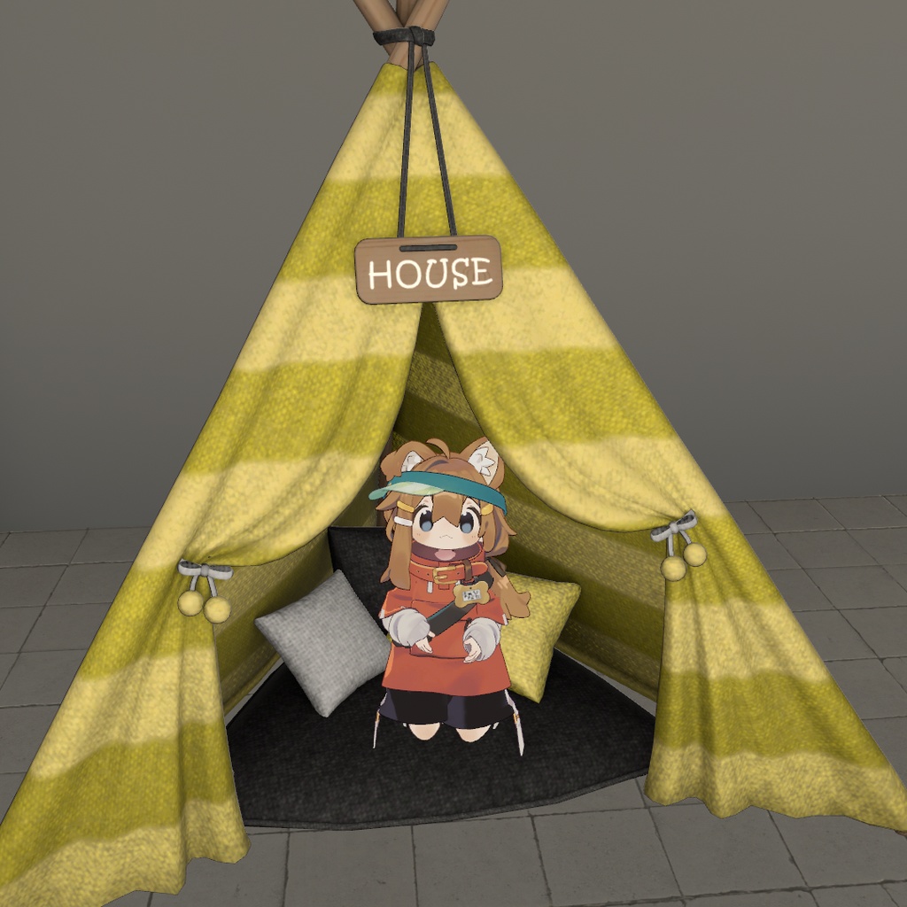 【VRChat】ミニテント (MA対応)