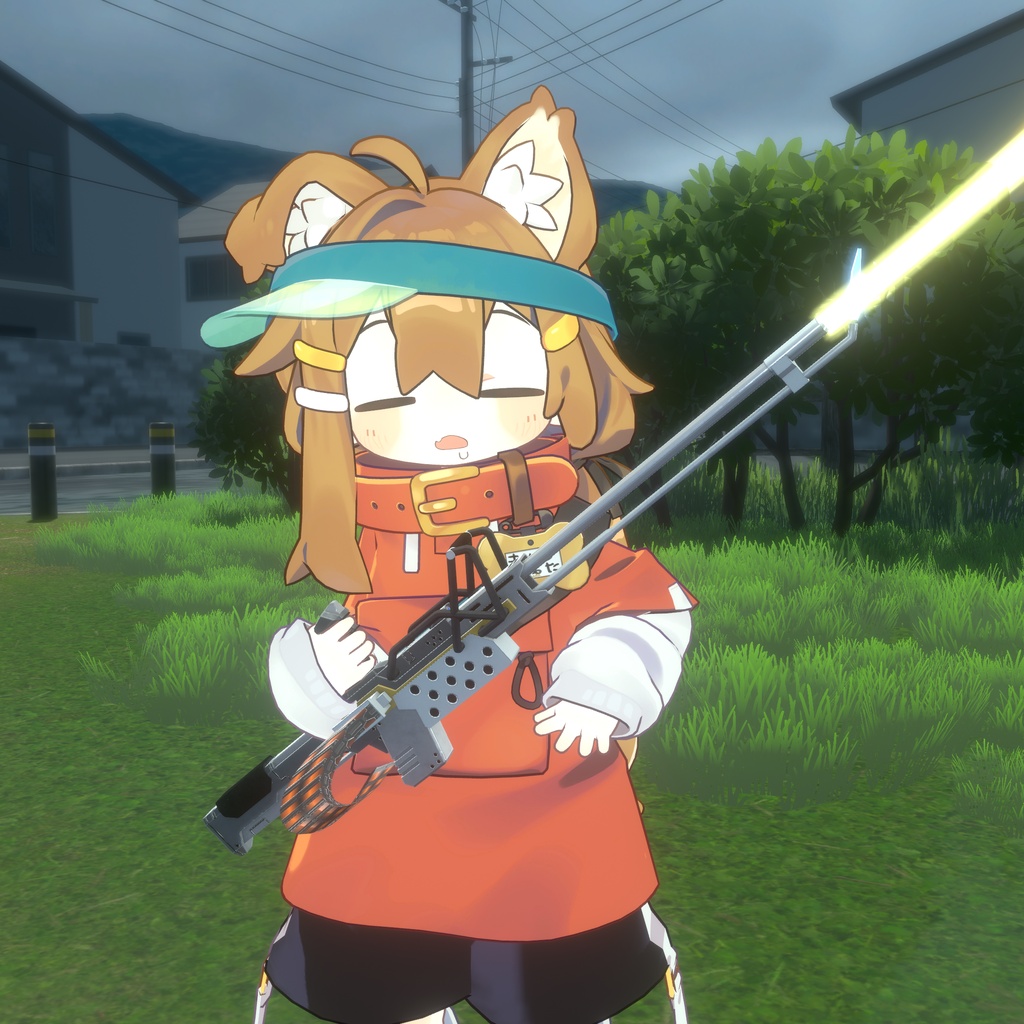 【VRChat】Mk42 火炎放射器(MA対応)