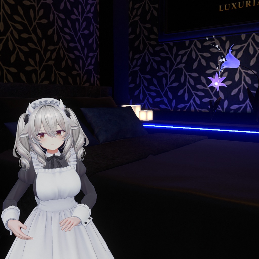 【VRChat】LUXURIAbed(ワールド用)