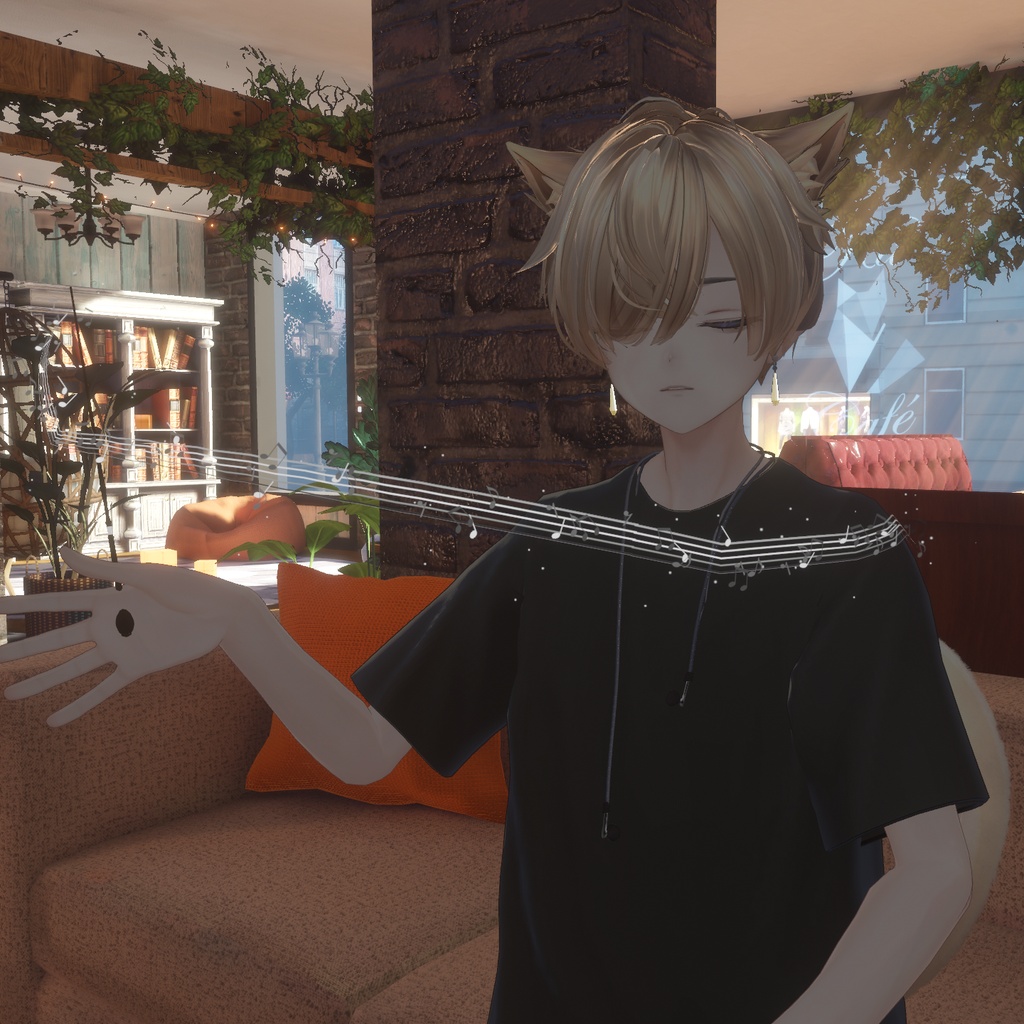 【VRChat】音符が流れる指揮棒(MA対応)