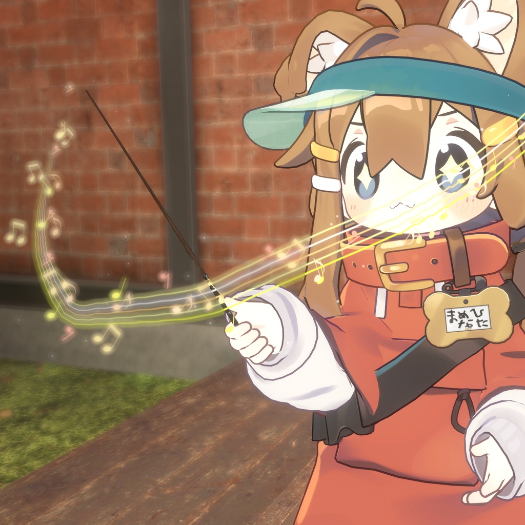 【VRChat】音符が流れる指揮棒(MA対応)