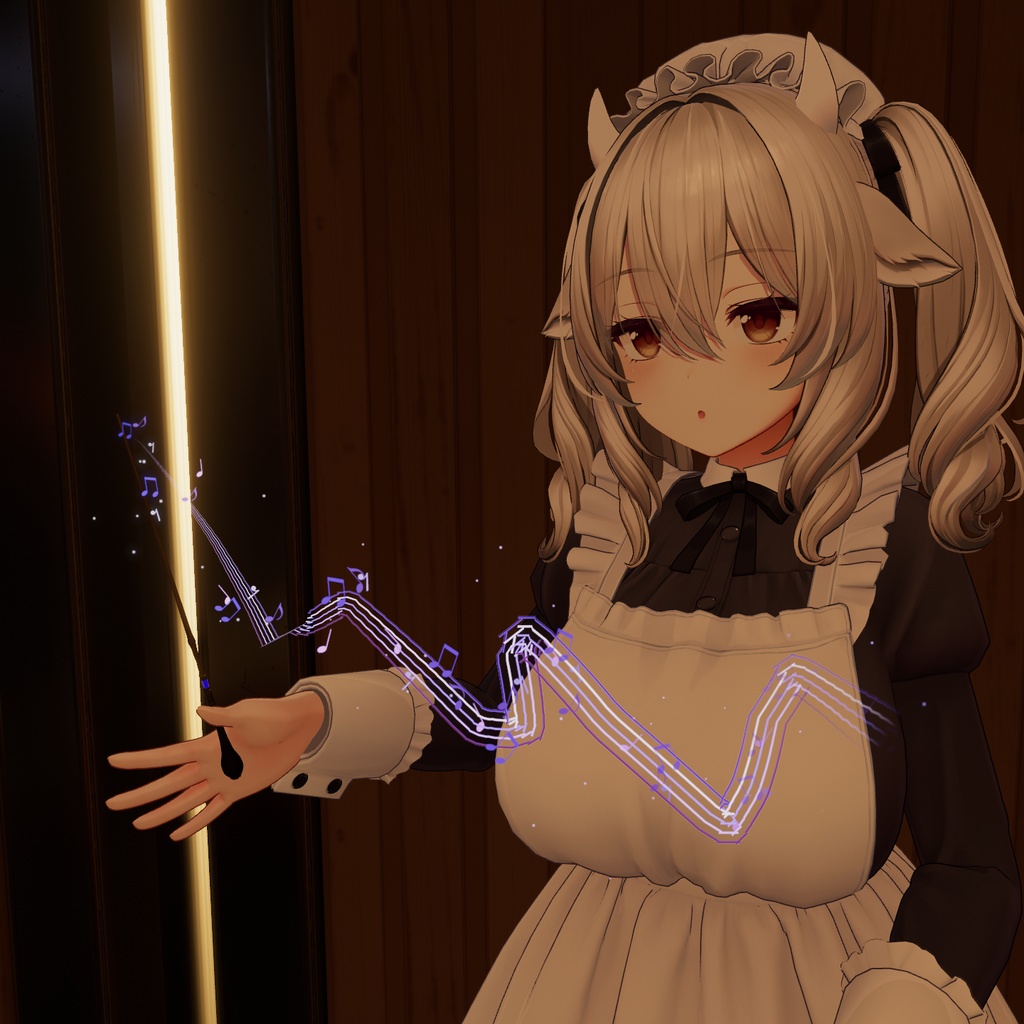 【VRChat】音符が流れる指揮棒(MA対応)