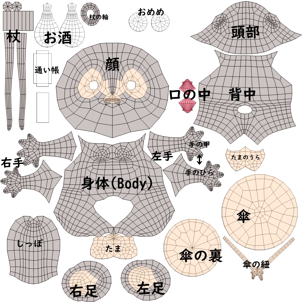 【VRC】お手軽アバター「信楽ぽん太」【ワンコイン】