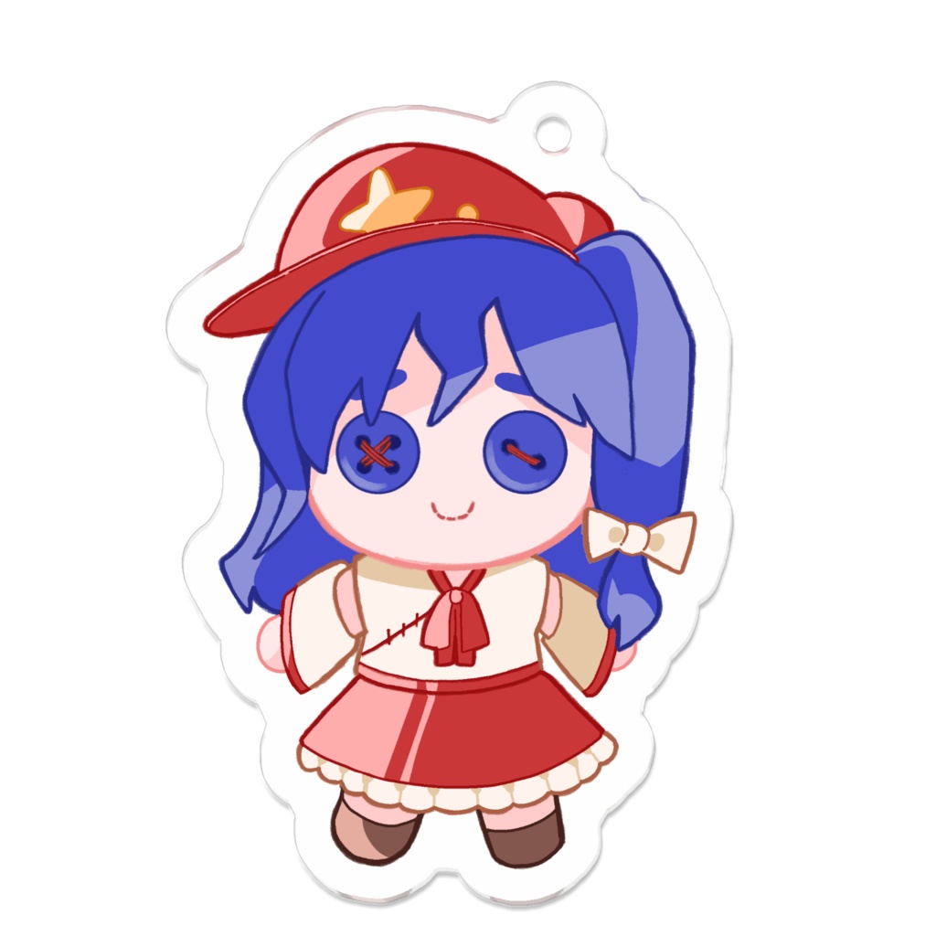 レーベルのあの子のアクキー
