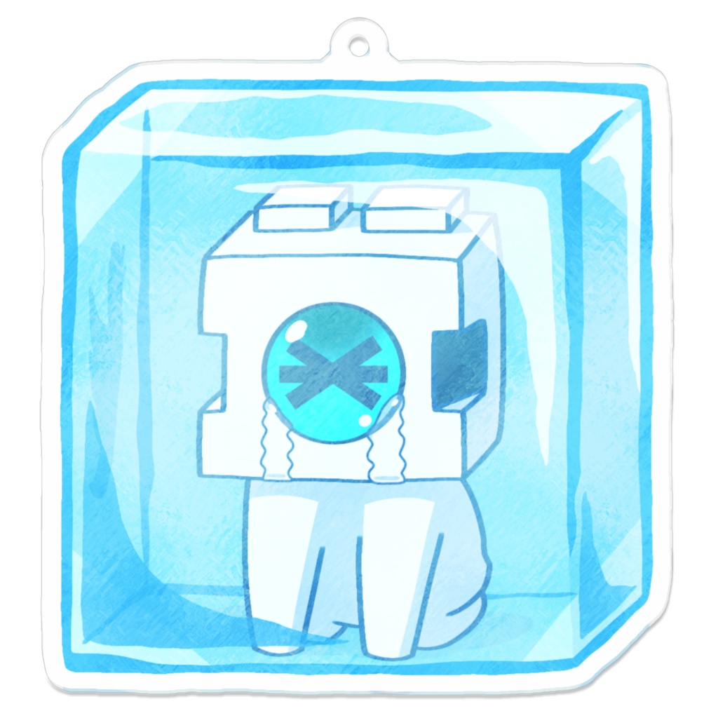 永久凍結1周年記念アクリルキーホルダーブロヘ