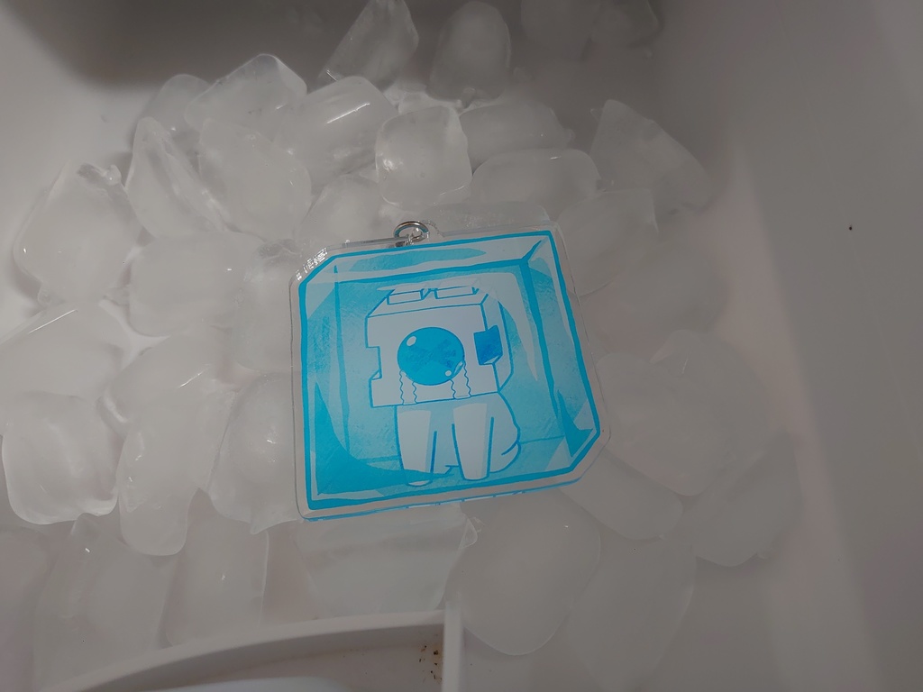 永久凍結1周年記念アクリルキーホルダーブロヘ