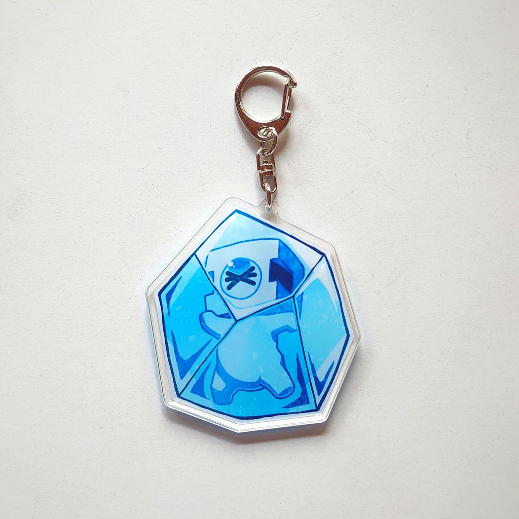 永久凍結2周年記念アクリルキーホルダーブロヘ