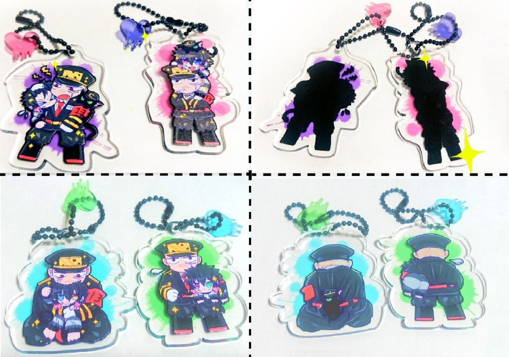 アクリルキーホルダー グロスなしVer