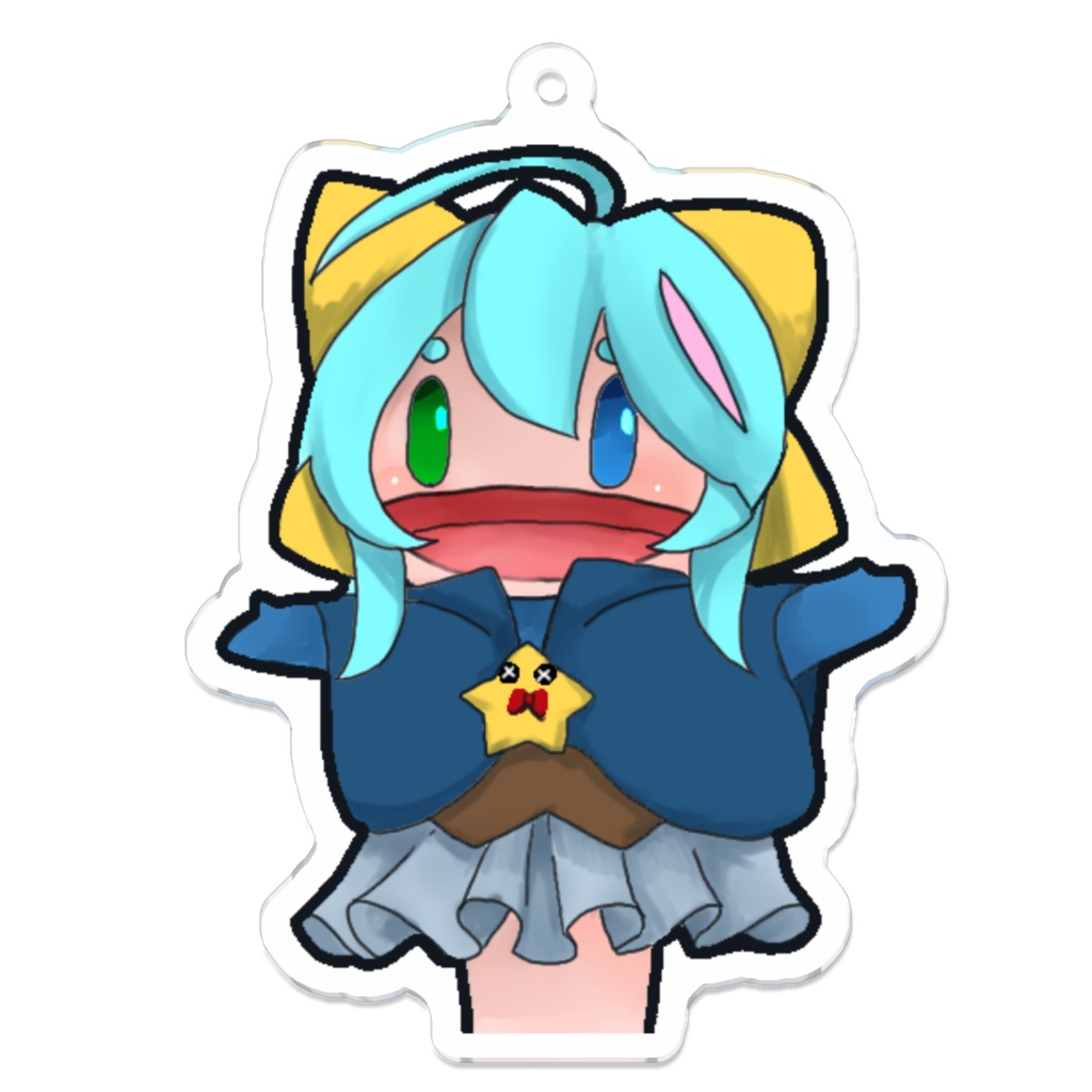 みみパぺアクリルキーホルダー