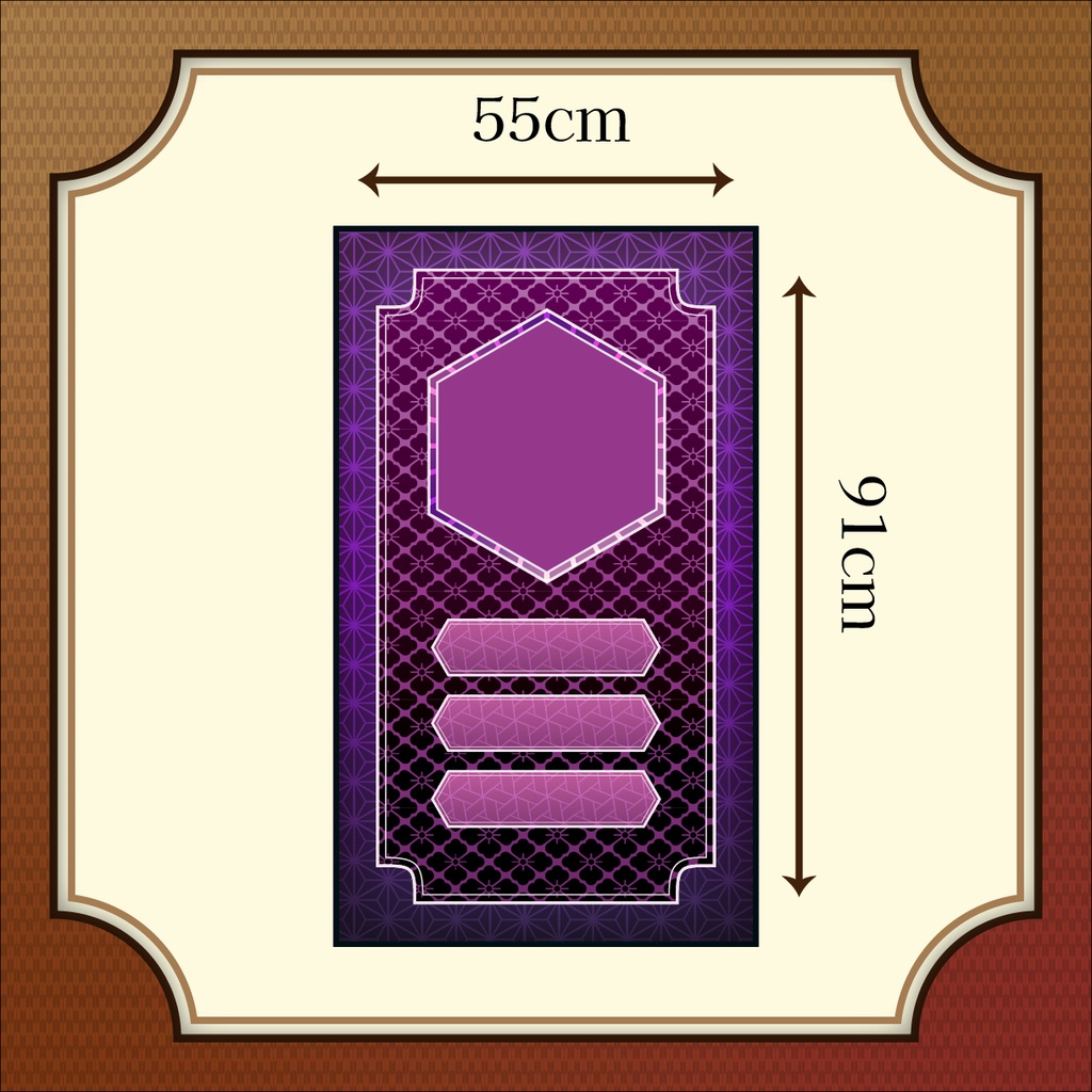 和風柄 ネームカード