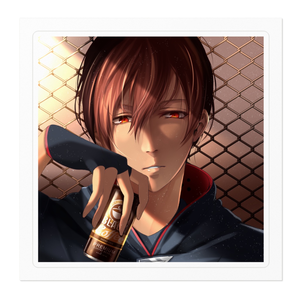 【オリジナルステッカー】イケメンすぎて逆にウザいとんす