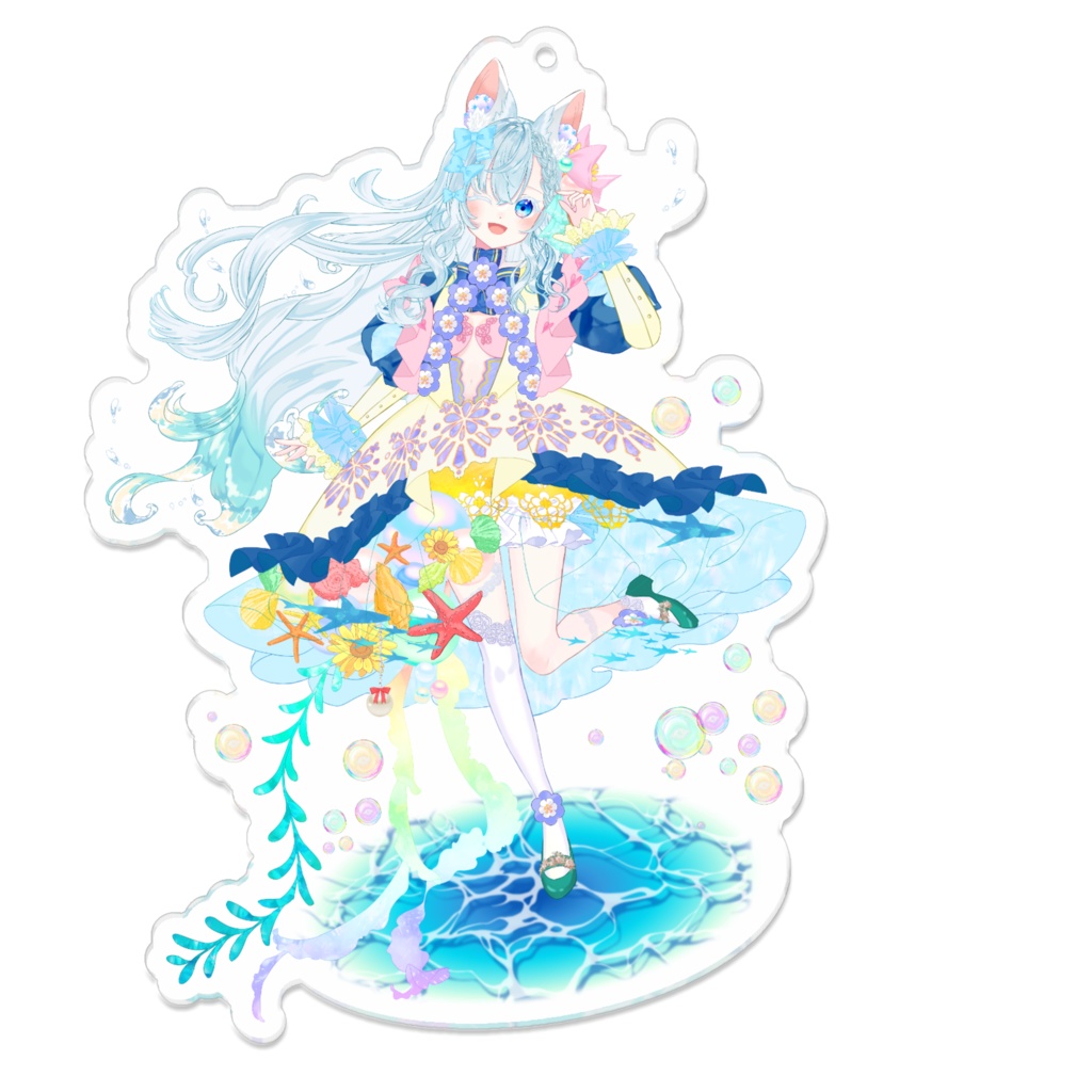 海野あおいアクリルキーホルダー ver.A