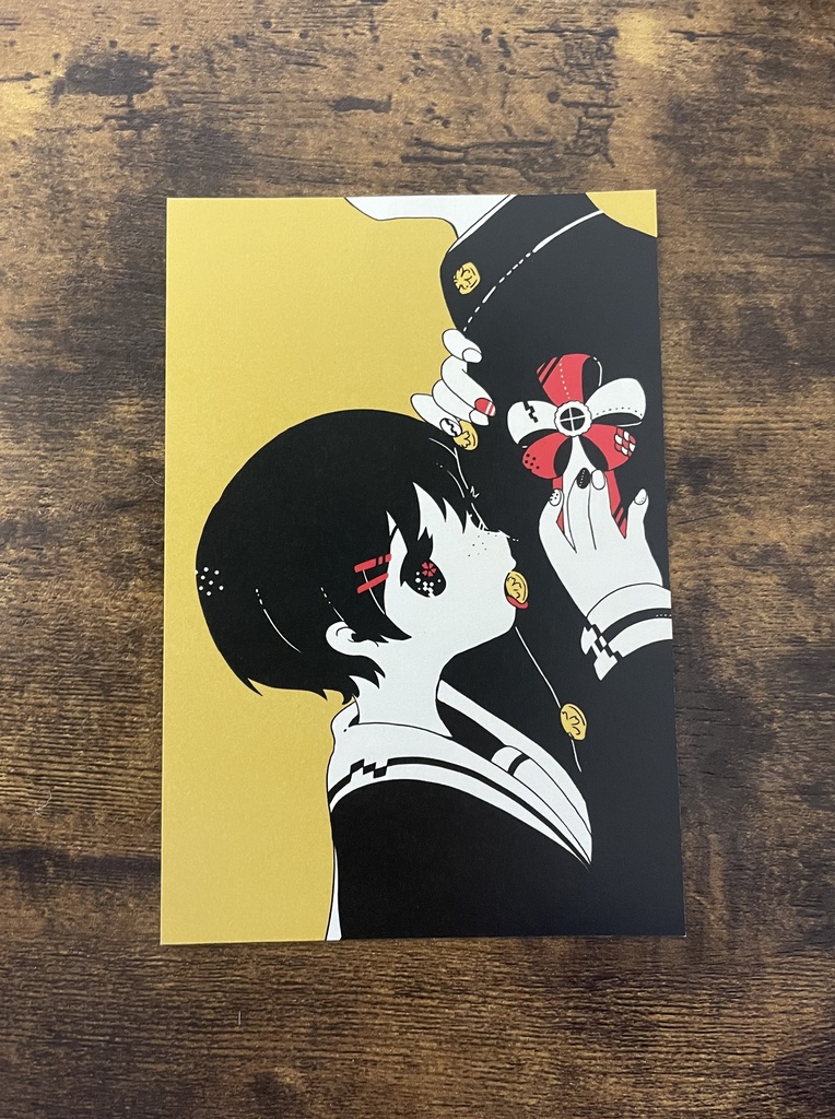 ポストカード 13 卒業証書授与式第二ボタン誘拐事件