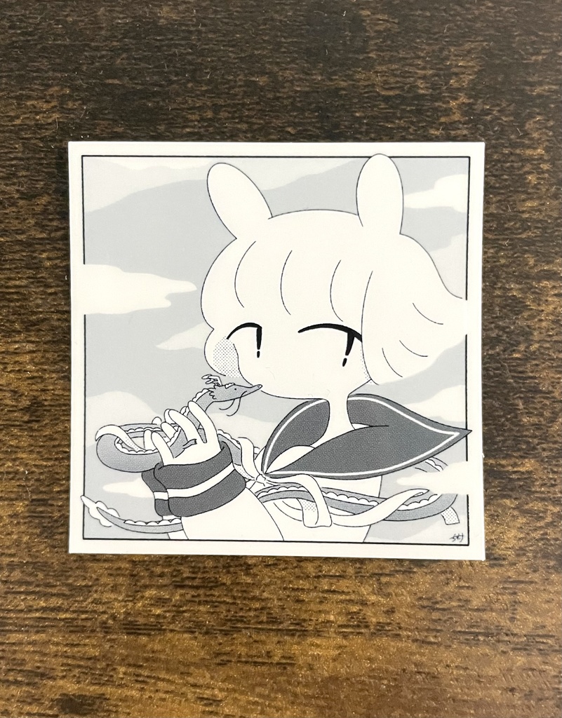 クリアステッカー「うとたつ。」