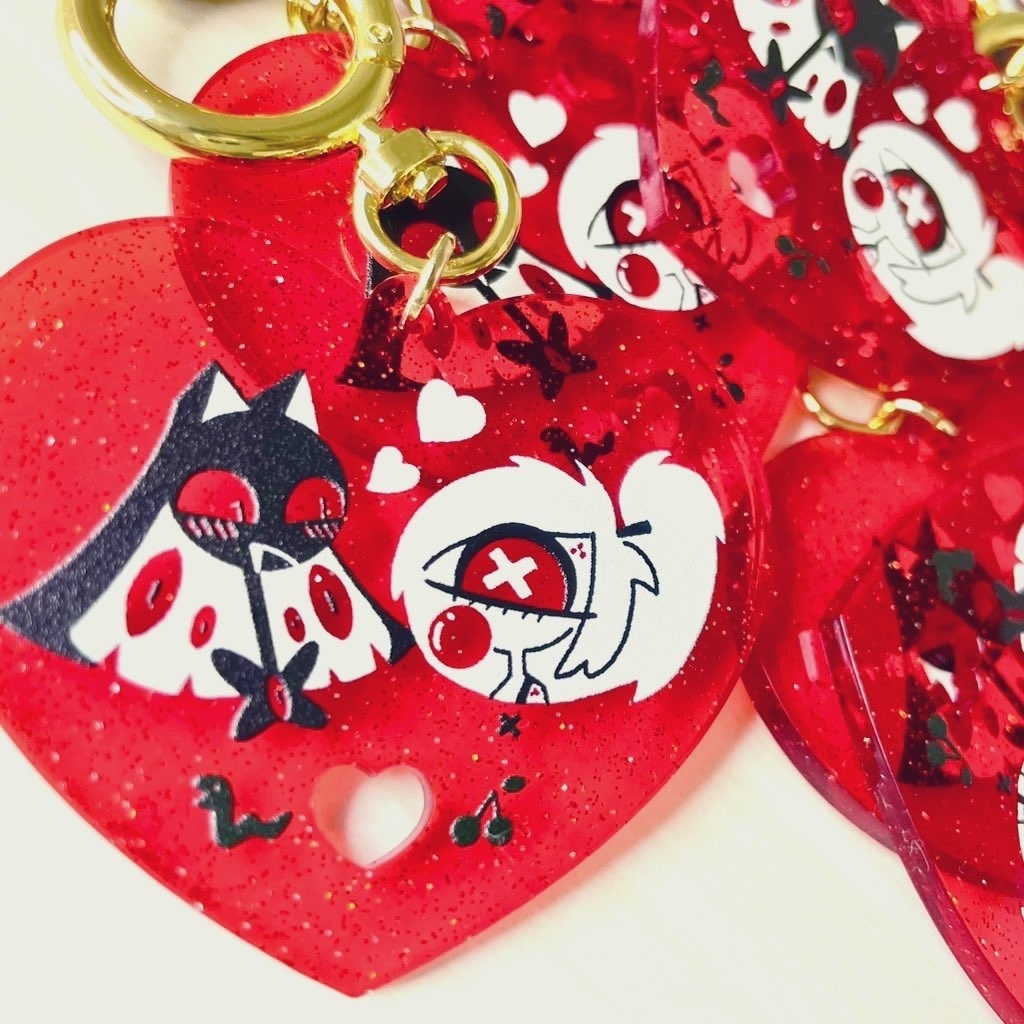 Cherrisnakeアクリルキーホルダー