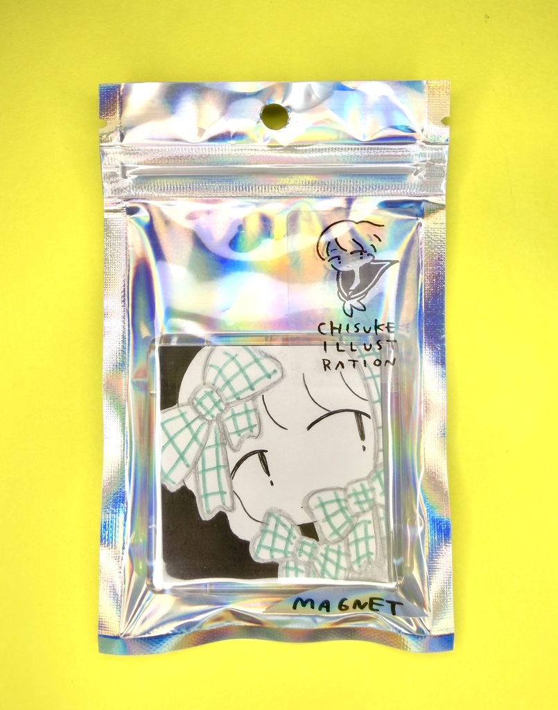 原画マグネット「みどりりぼん」