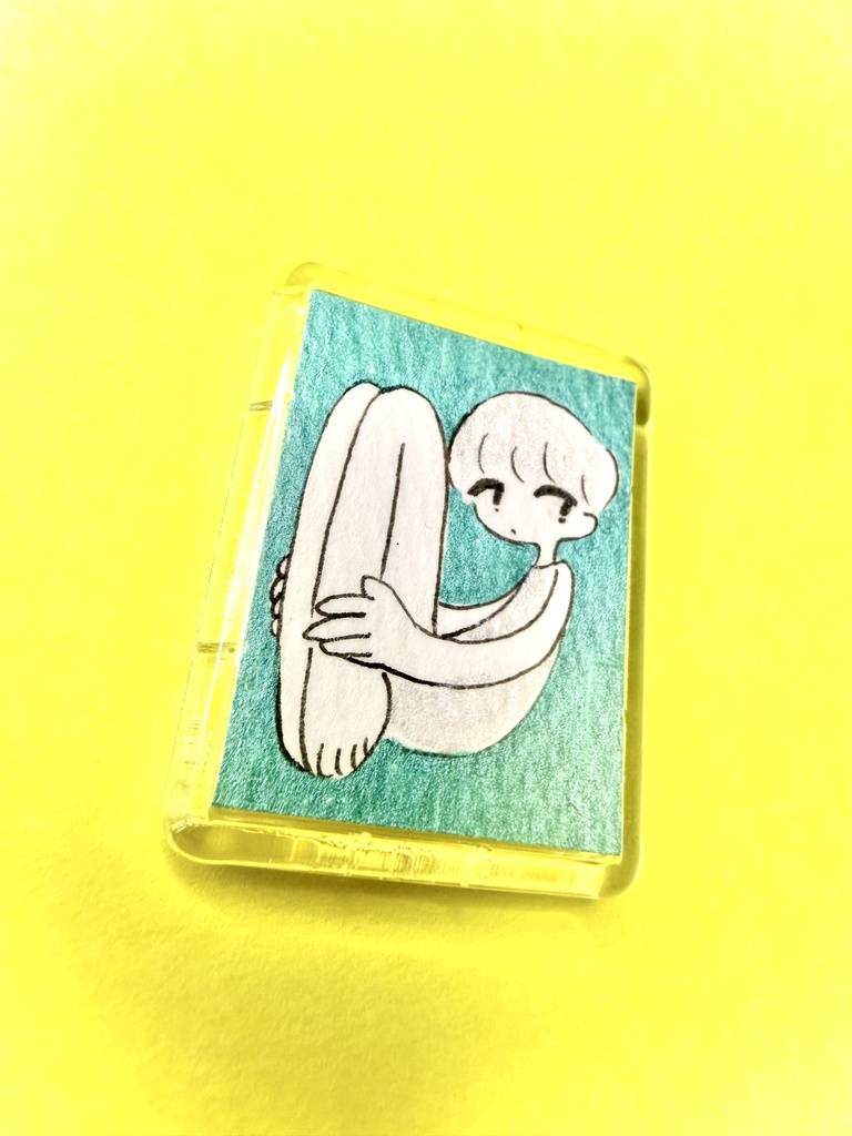 原画マグネット「みどりわんぴーす」