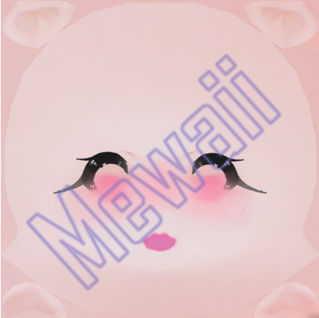 gothy hot pink  blood  face skin