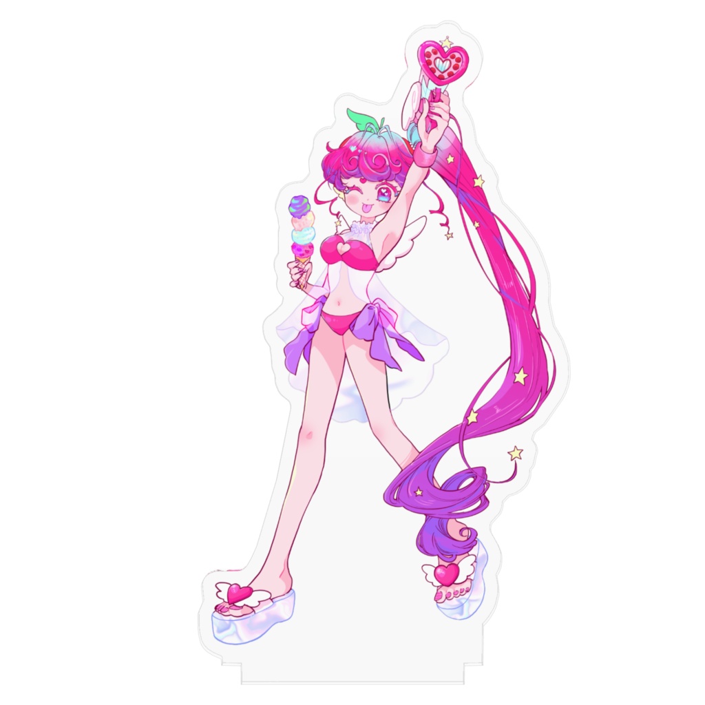 まじかる♡メロコチャン🍎水着衣装_アクリルフィギュア