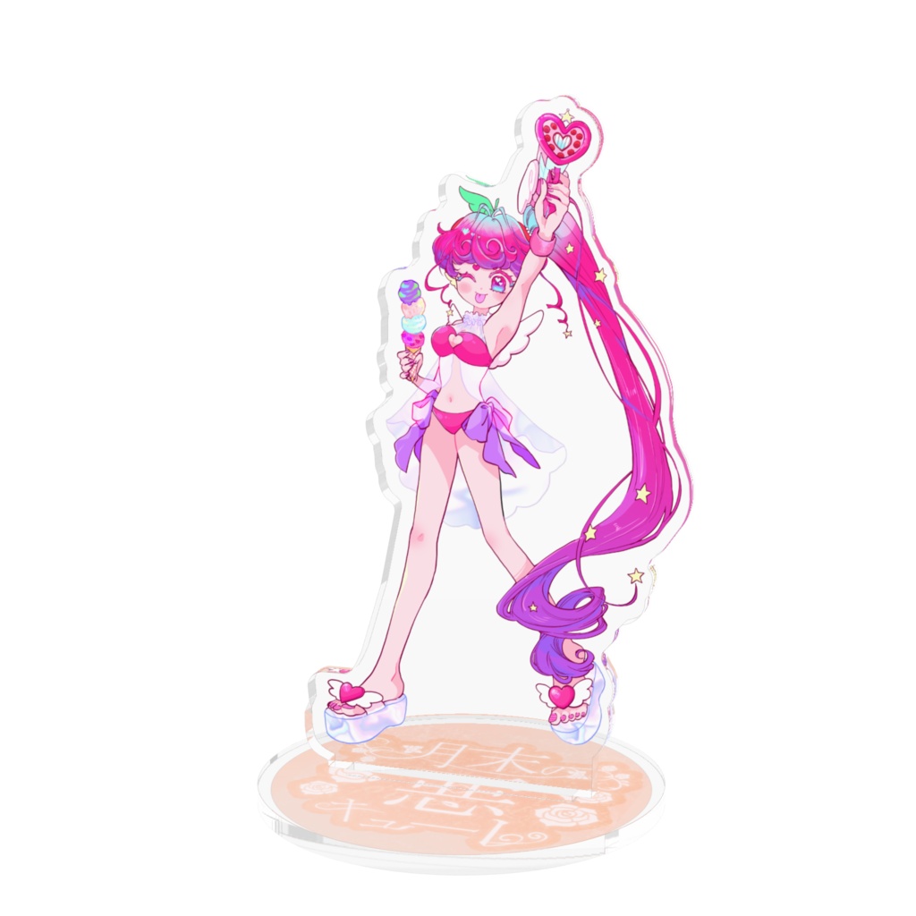 まじかる♡メロコチャン🍎水着衣装_アクリルフィギュア