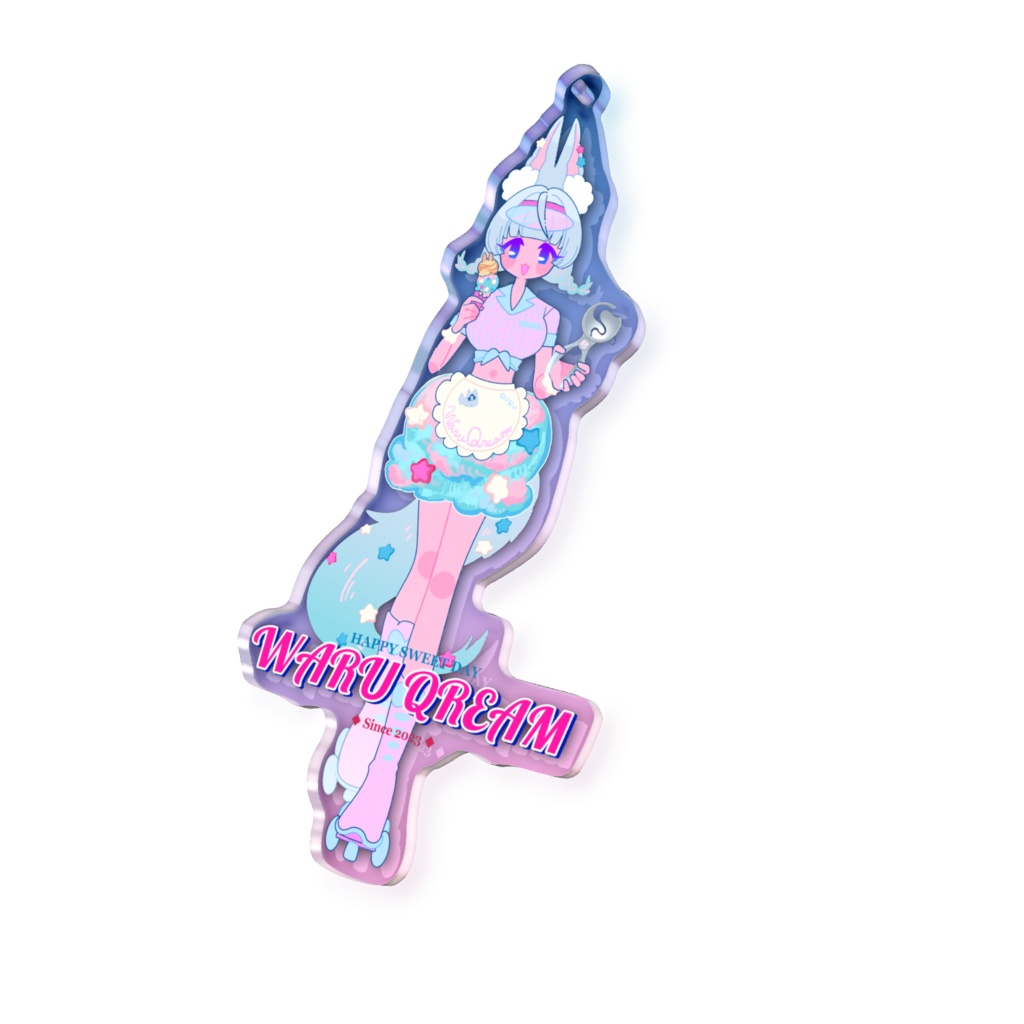 WARUQREAM♡アクリルキーホルダー