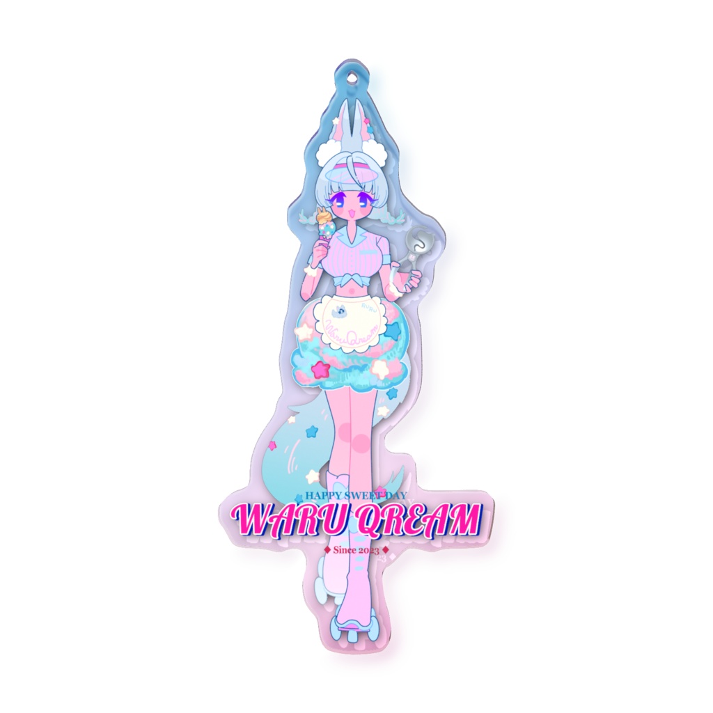 WARUQREAM♡アクリルキーホルダー