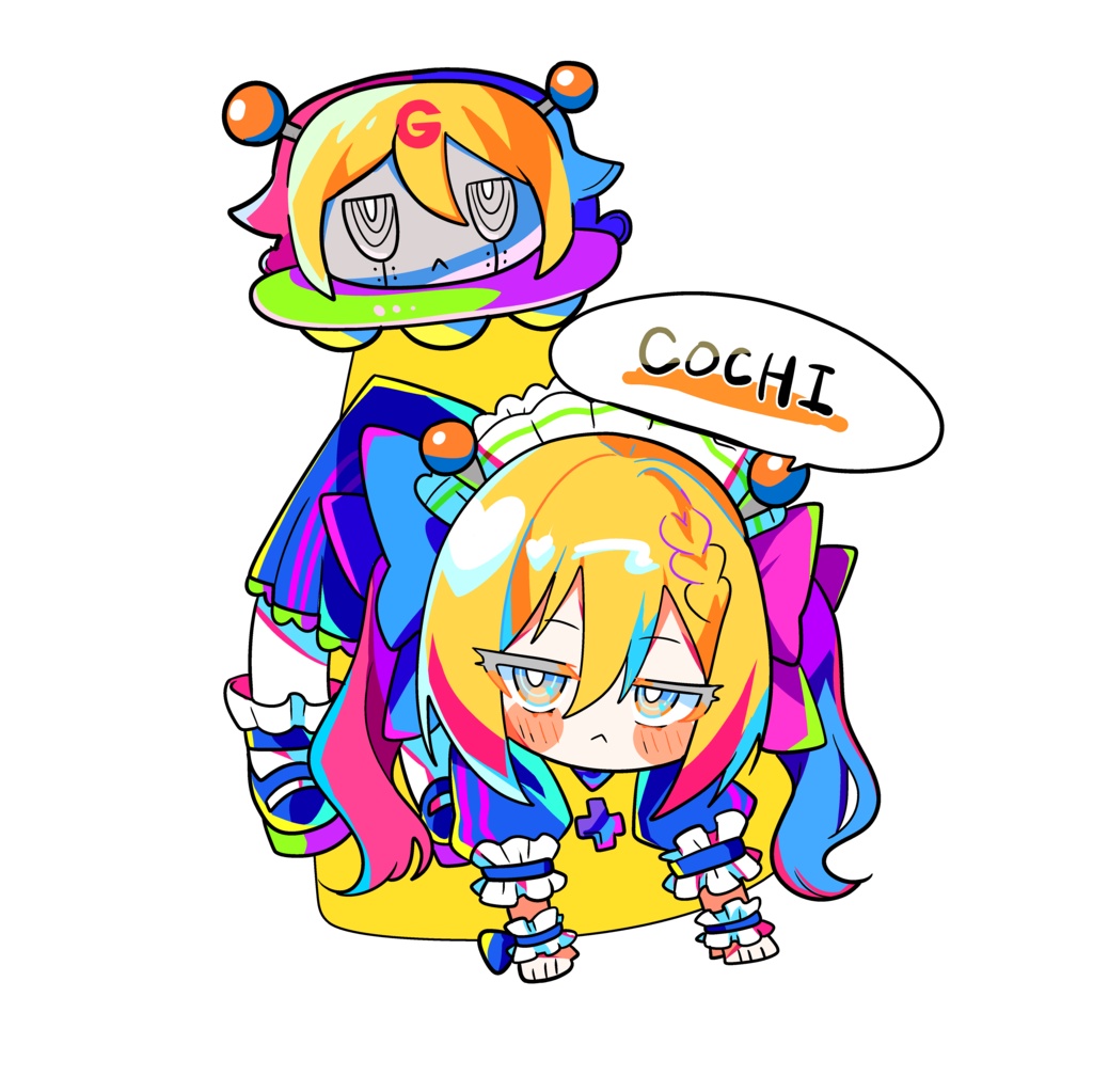 イヨ トイトイ キャトられアクリルキーホルダー【麻雀ファイトガール】