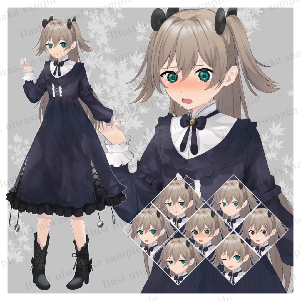 立ち絵素材07 表情全10種