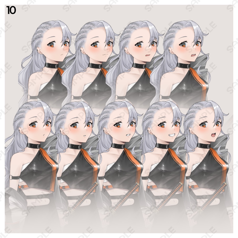 立ち絵素材13 表情全90種+戦闘絵