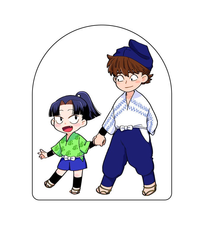 【ミニアクリルブロック】土井先生&きり丸