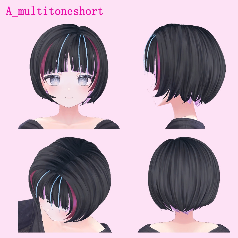 マルチトーンショート/multi tone short