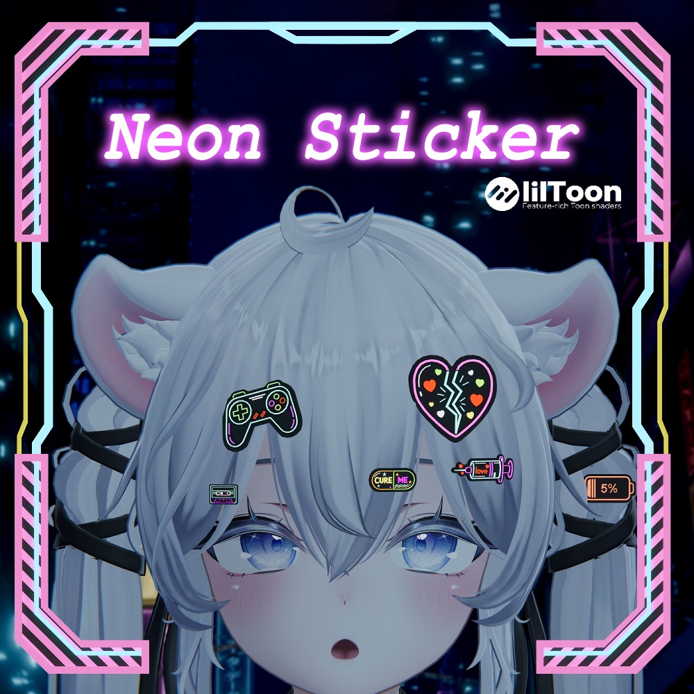 ネオンステッカー/Neon Sticker