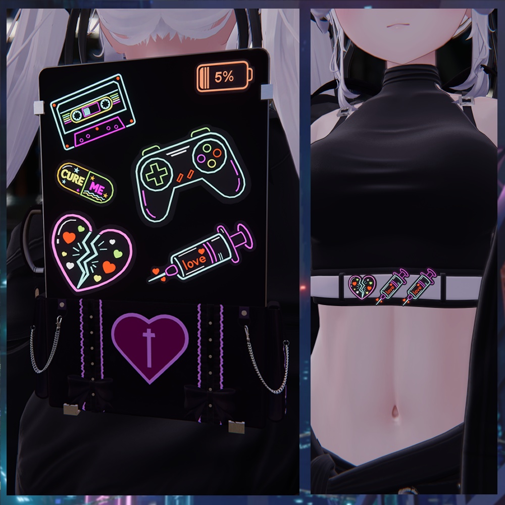 ネオンステッカー/Neon Sticker