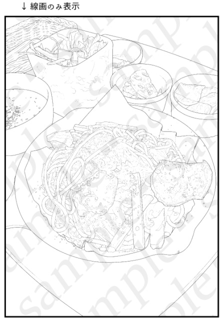 食べ物素材_カフェごはん1