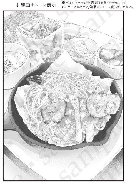 食べ物素材_カフェごはん1