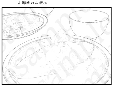 食べ物素材_オムライス