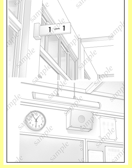 背景素材-すてゴマ・学校編