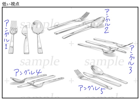 背景素材-カトラリー