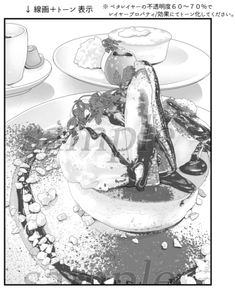 食べ物素材-パンケーキ