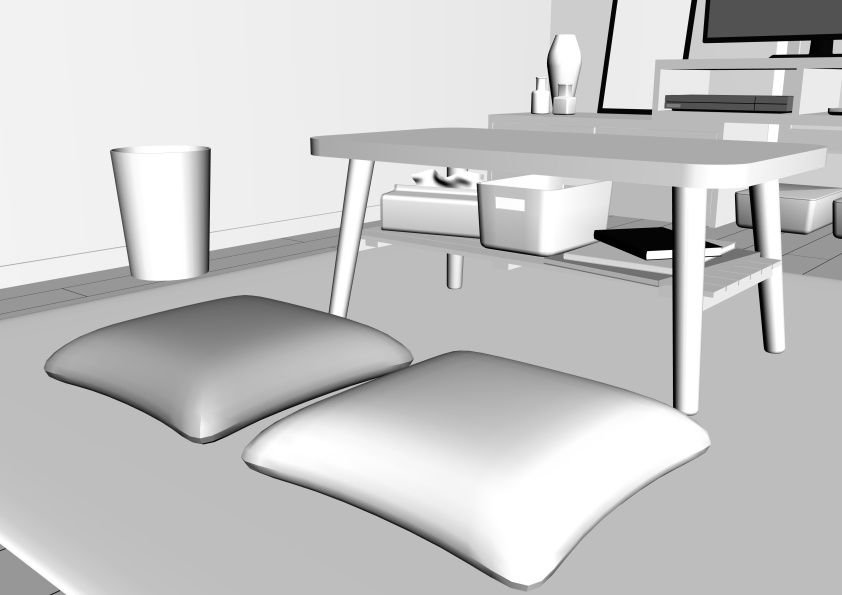 LT変換で楽々作画! 3D素材「room_01」