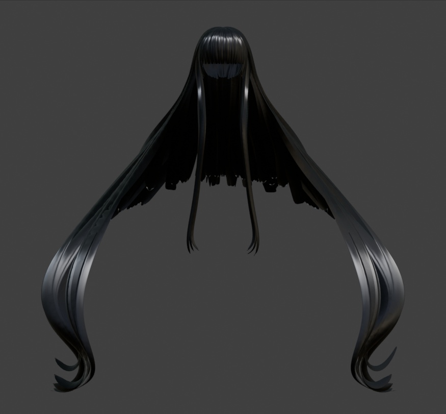 Virtuosa black long hair