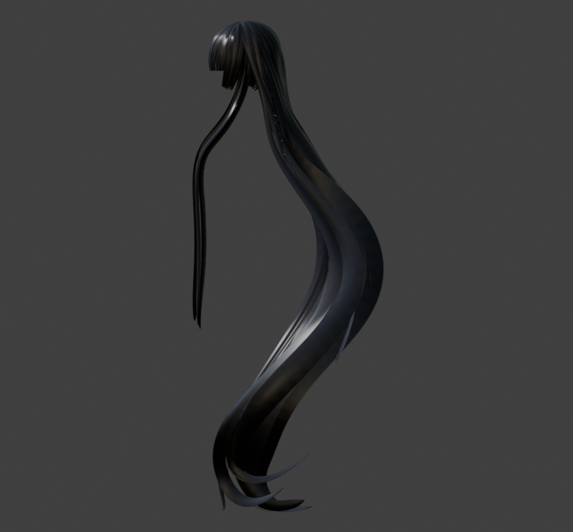Virtuosa black long hair