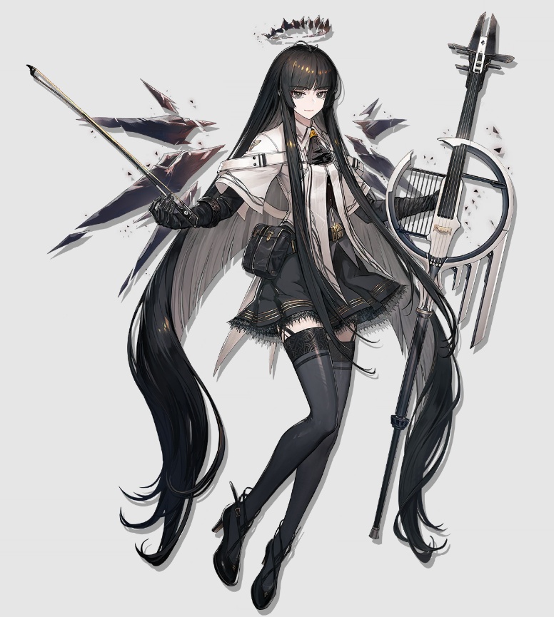 Virtuosa black long hair